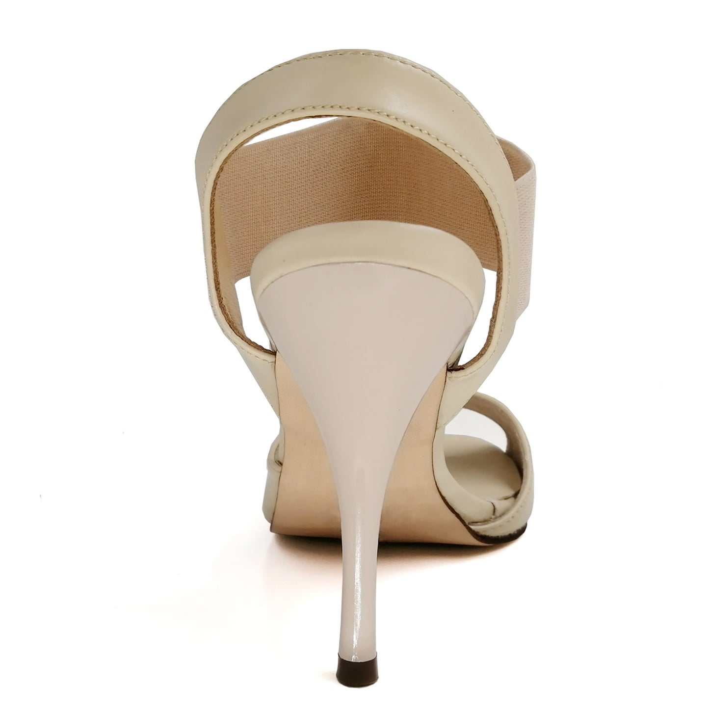 SHJ Women's Beige Real Leather 7cm/9cm Heels Dance Shoes Tango Shoes