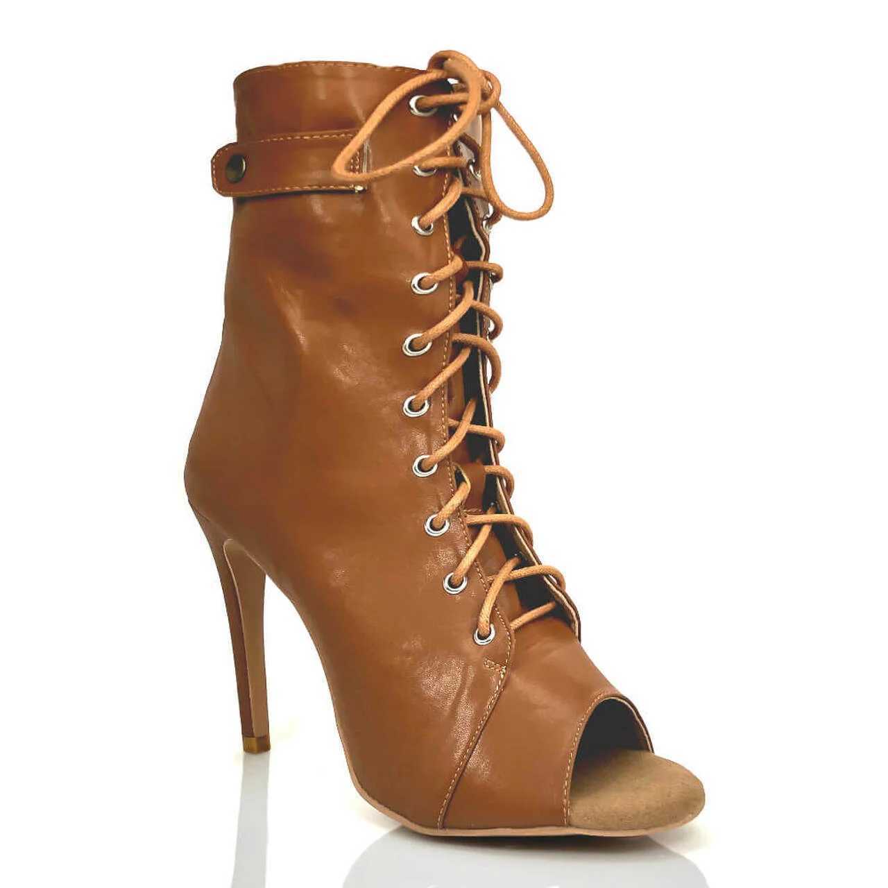 DS Women's Rubber Sole Customized Heel Dance Heels DanceBoots Salsa Jazz Dance Shoes