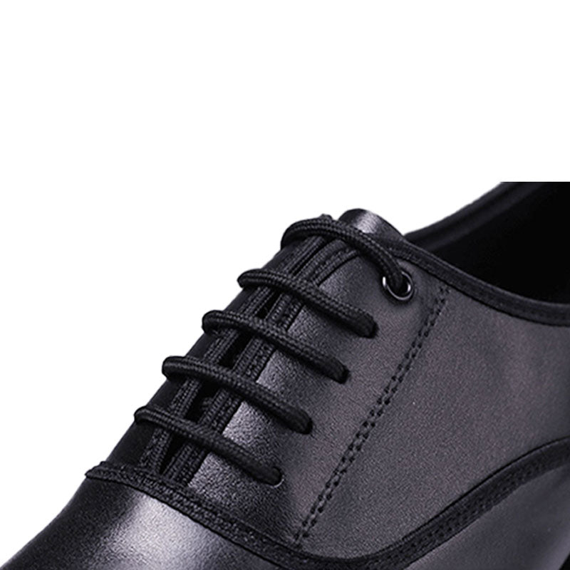 KCDANCE Men's Black Leatherette 4cm Heels Ballroom Dance Shoes Modern Dance Shoes