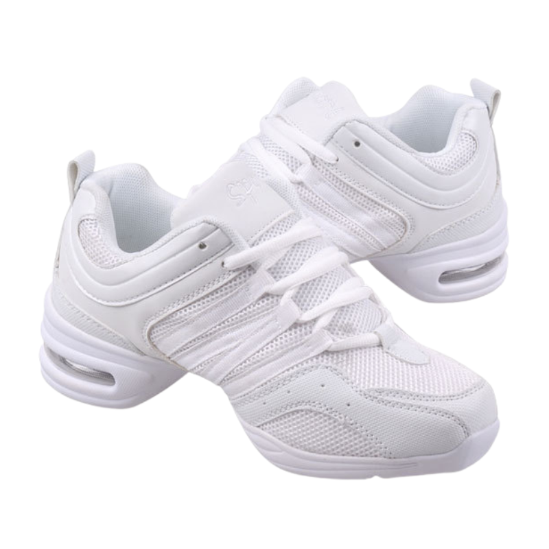 Women's Jazz Shoes Lace-up Dance Sneakers