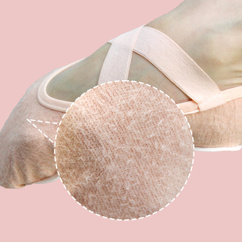 WY Women's Split-Sole Practice Stretch Ballet Shoes
