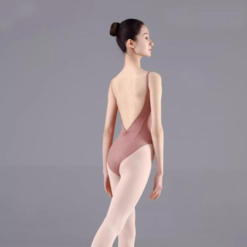 BW Women's V-back Halter Leotard
