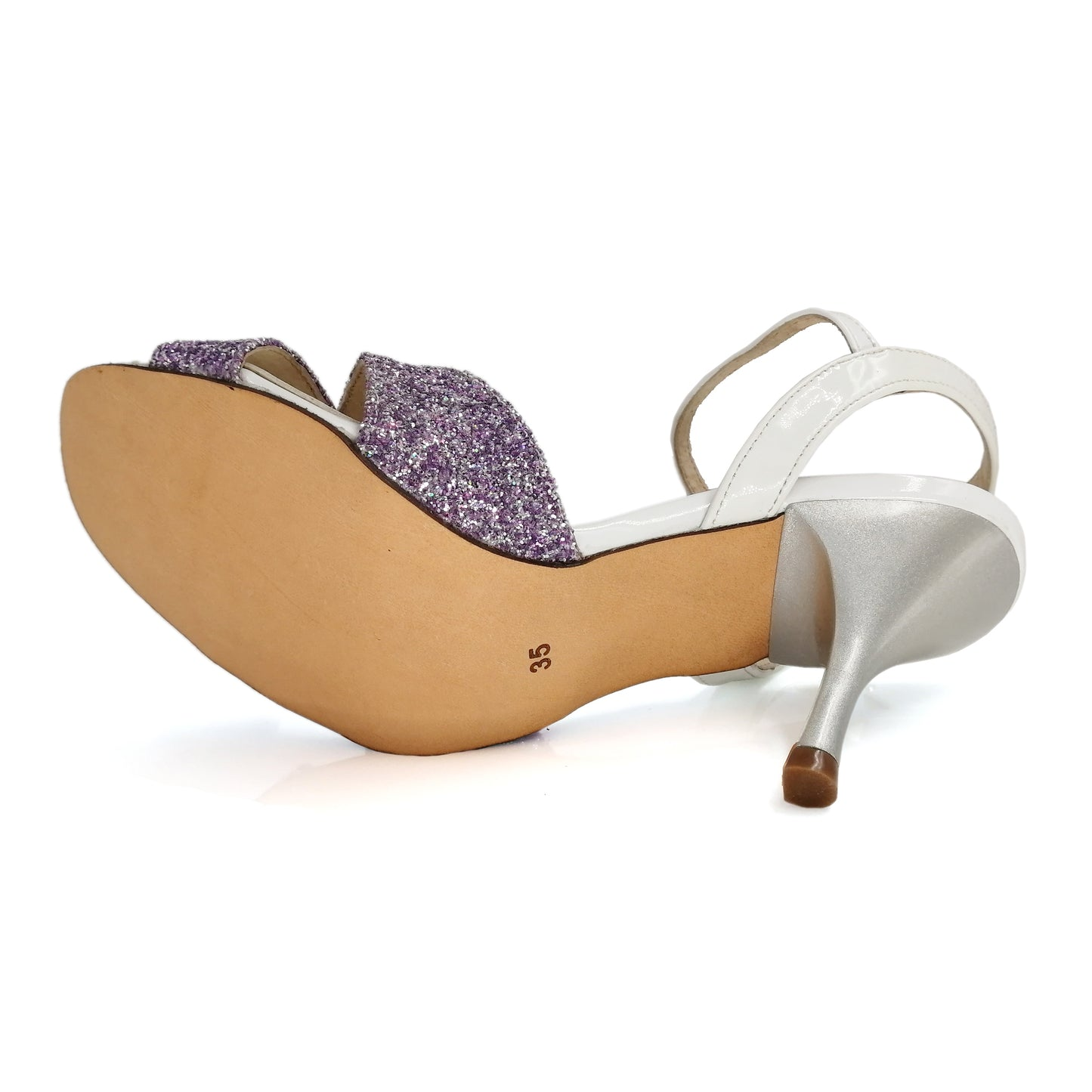 SHJ Women's Purple Sparkling Glitter 7cm/9cm Heels Dance Shoes Tango Shoes