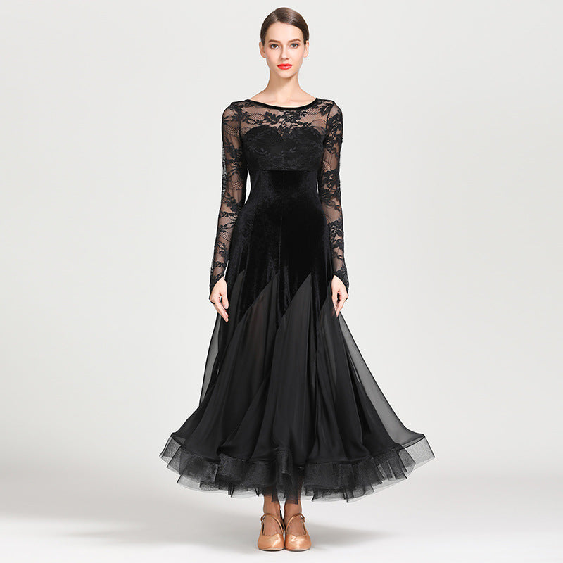 Women's Practice Dress Performance Dress Modern Dress Ballroom Dance Dress