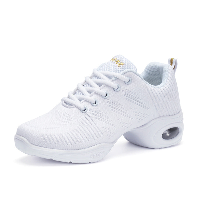 Women's 4.5cm Dance Sneakers Party Training Performance Professional Dance Shoes Jazz Dance