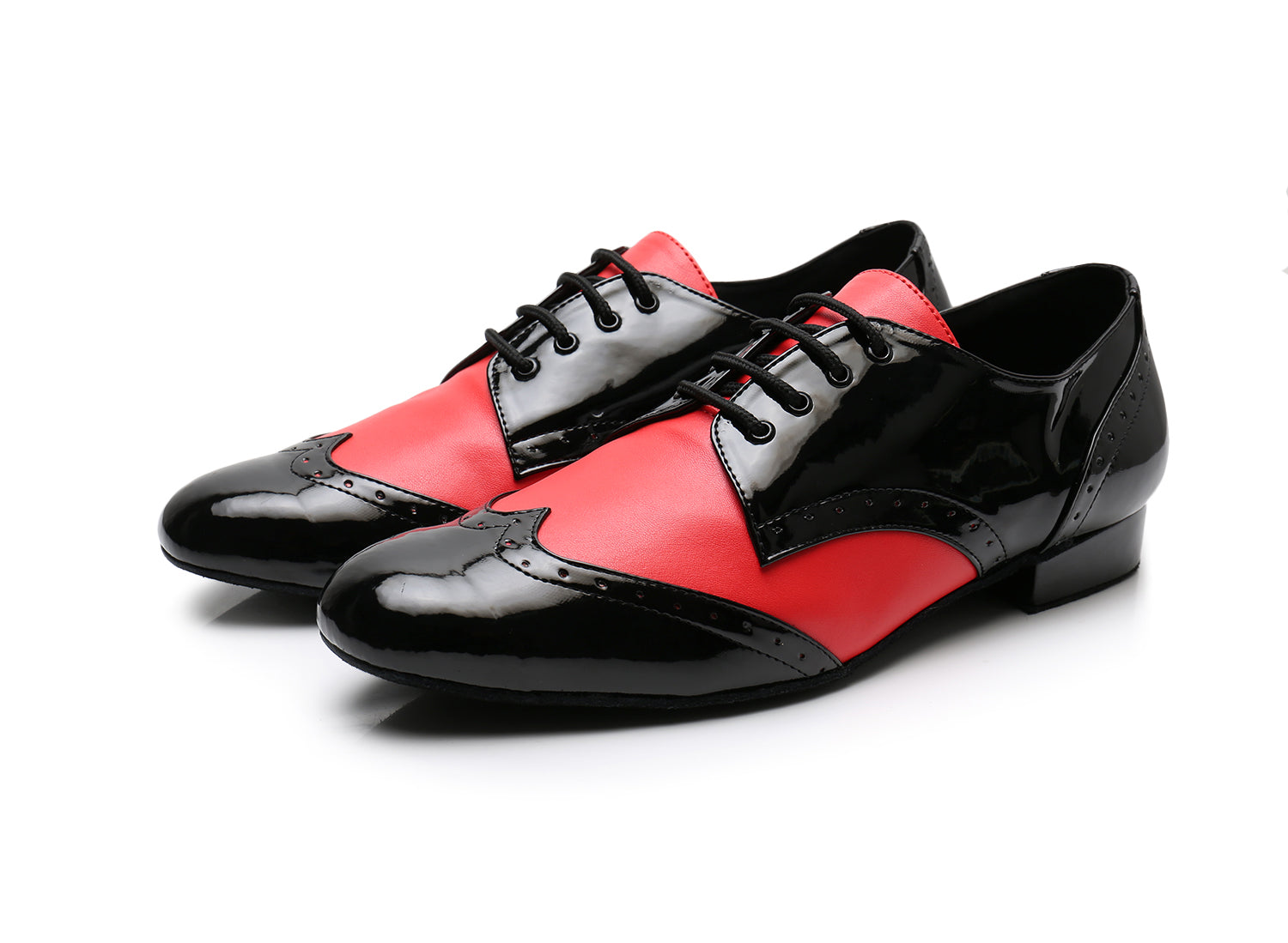 Men's Leatherette Modern Shoes With Lace-up Latin Ballroom Dance Shoes