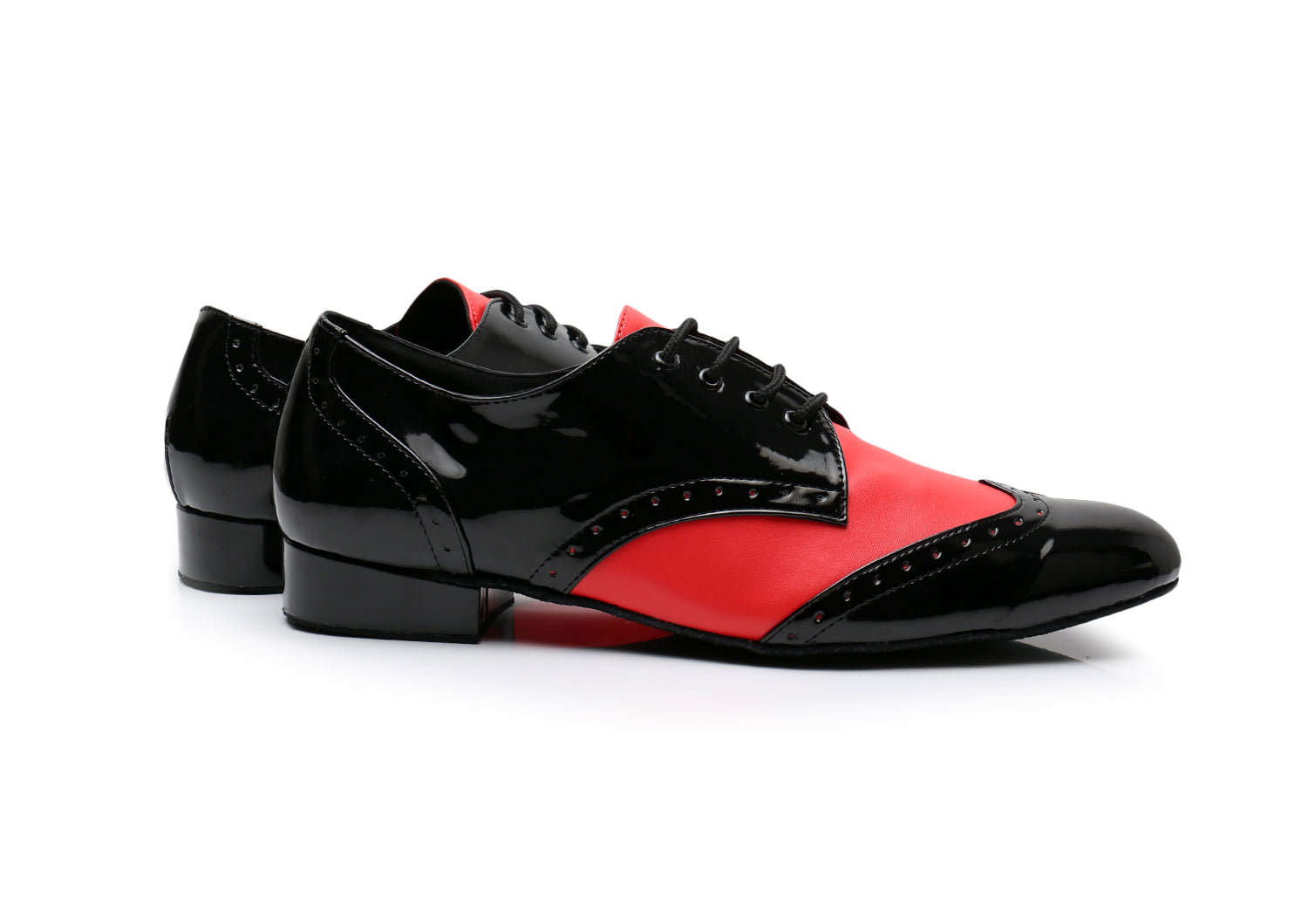 Men's Leatherette Modern Shoes With Lace-up Latin Ballroom Dance Shoes