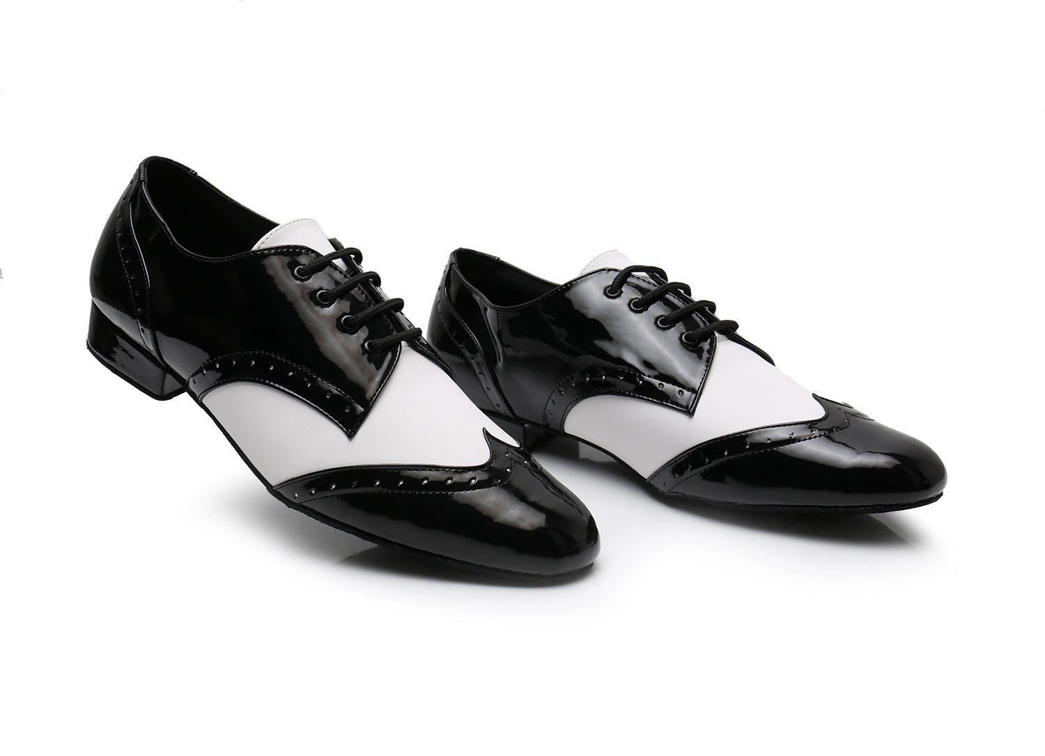Men's Leatherette Modern Shoes With Lace-up Latin Ballroom Dance Shoes