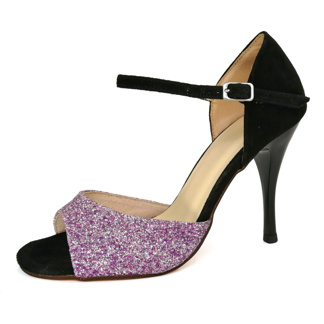 SHJ Women's Sparkling Glitter 7cm/9cm Heels Dance Shoes Tango Shoes