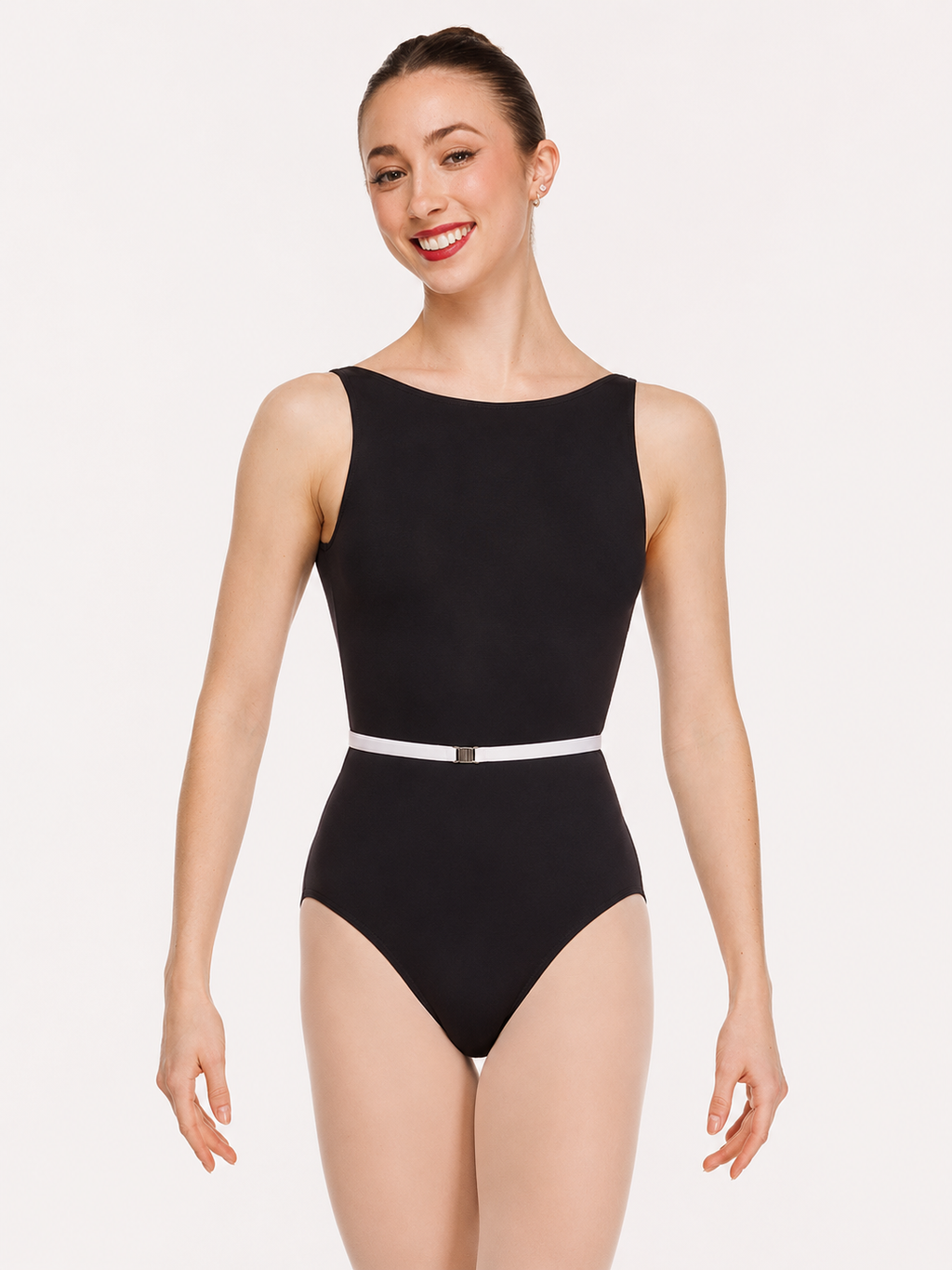 Adjustable Dance Alignment Belt - White