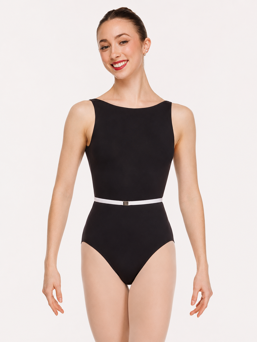 Adjustable Dance Alignment Belt - White