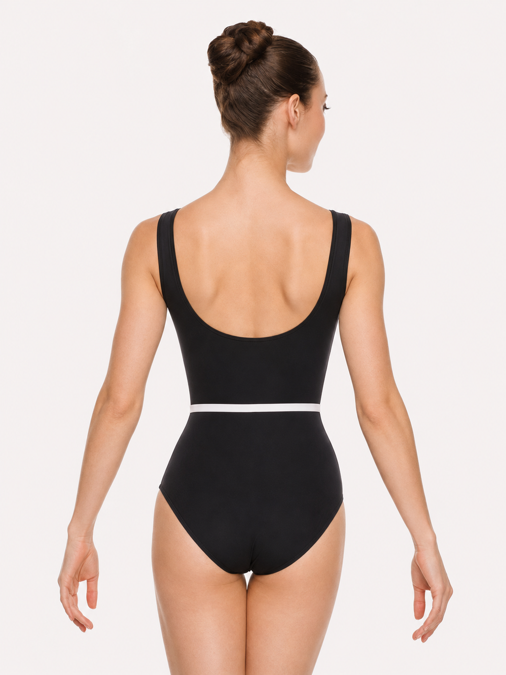 Adjustable Dance Alignment Belt - White