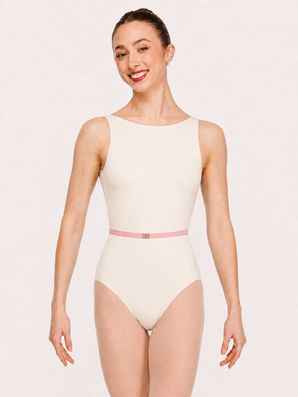 Adjustable Dance Alignment Belt - Light Pink