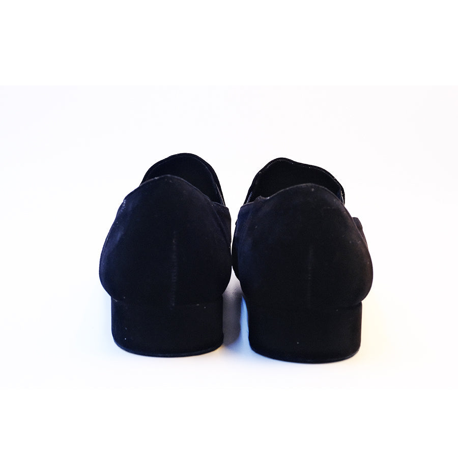 Men's 2cm Black Leatherette Heels Ballroom Dance Shoes