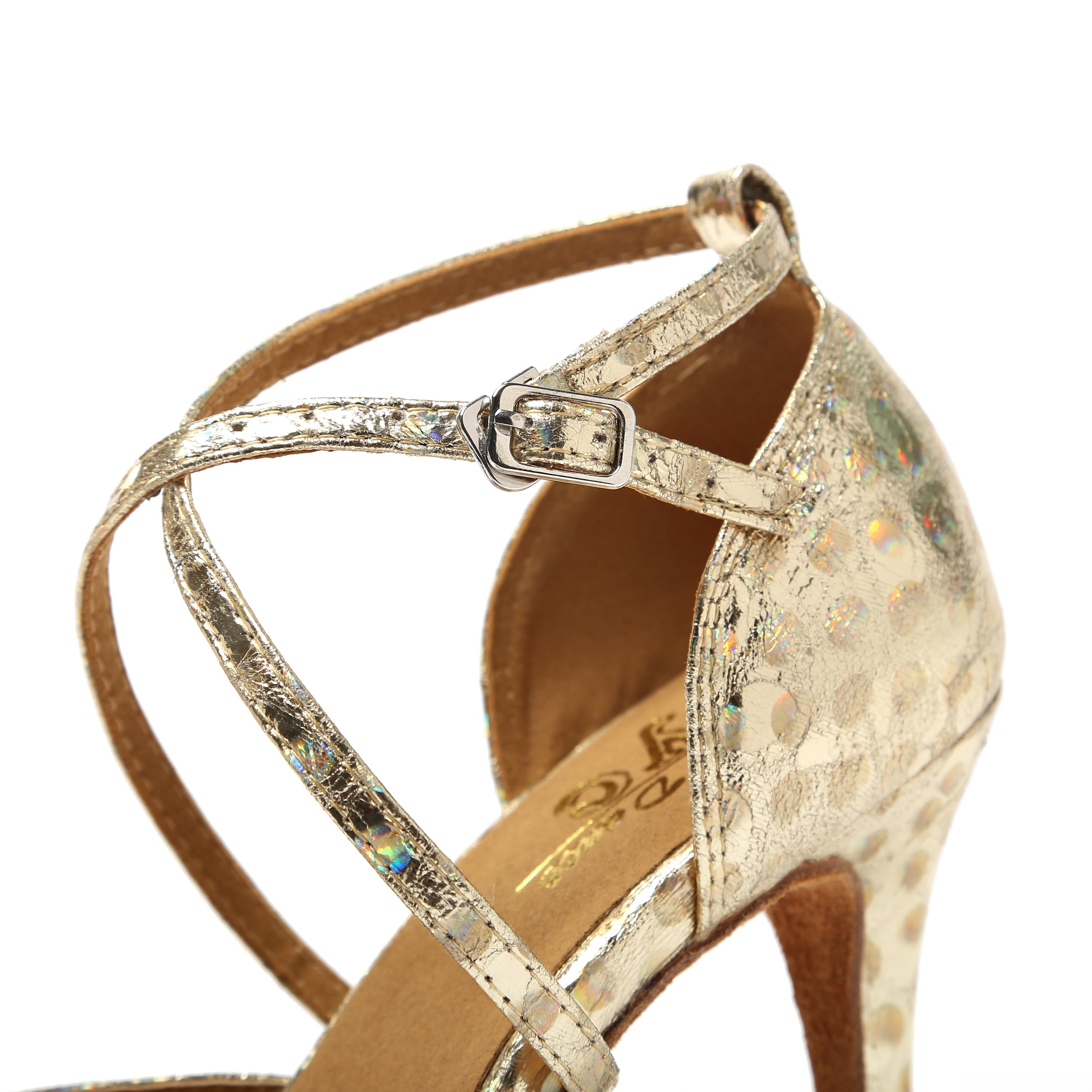 Women's Sparking Glitter Customized Heel Latin Shoes/Salsa Shoes/Ballroom Dance Shoes