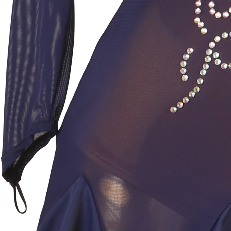 Customisable-Women's Nylons Latin Dance Dress Rumba Dance Practice Dresses Performance Dresses