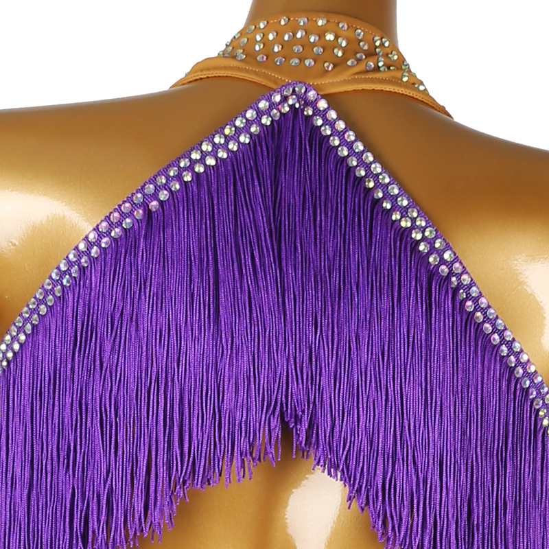 YZY Customisable-Women's Tassel DanceWear Dance Dress Performance Wear