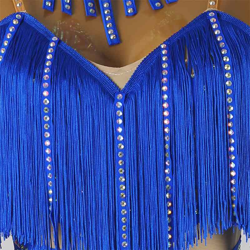 YZY Customisable-Women's Tassel DanceWear Dance Dress Performance Wear