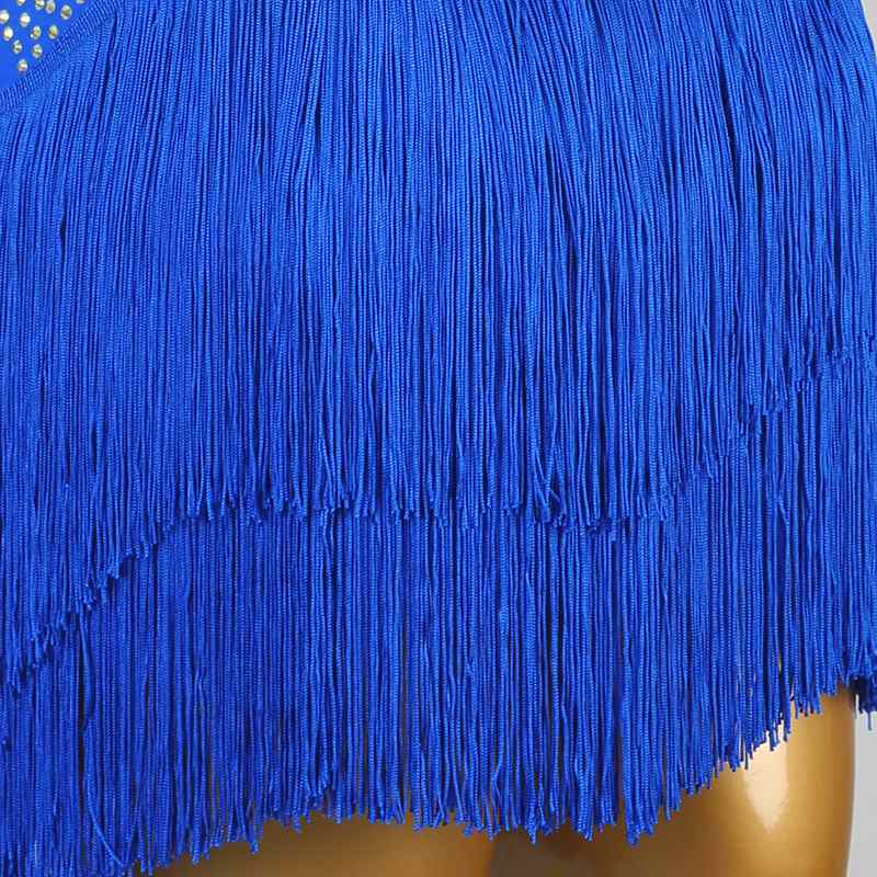 YZY Customisable-Women's Tassel DanceWear Dance Dress Performance Wear