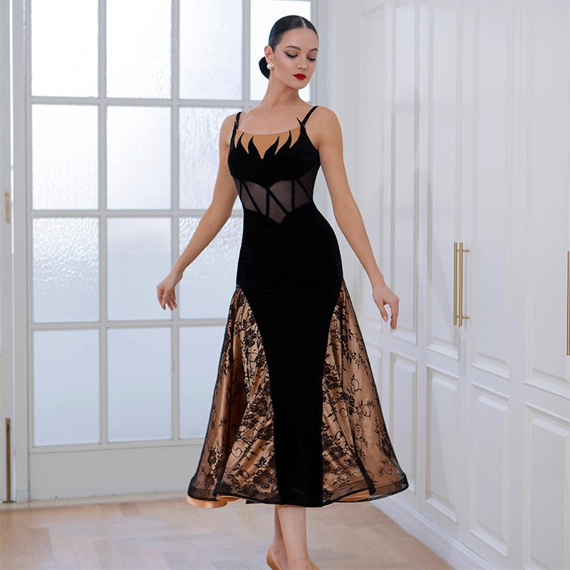 TID Customisable Women's Sleeveless Dance Dresses Performance Competition Dancewear