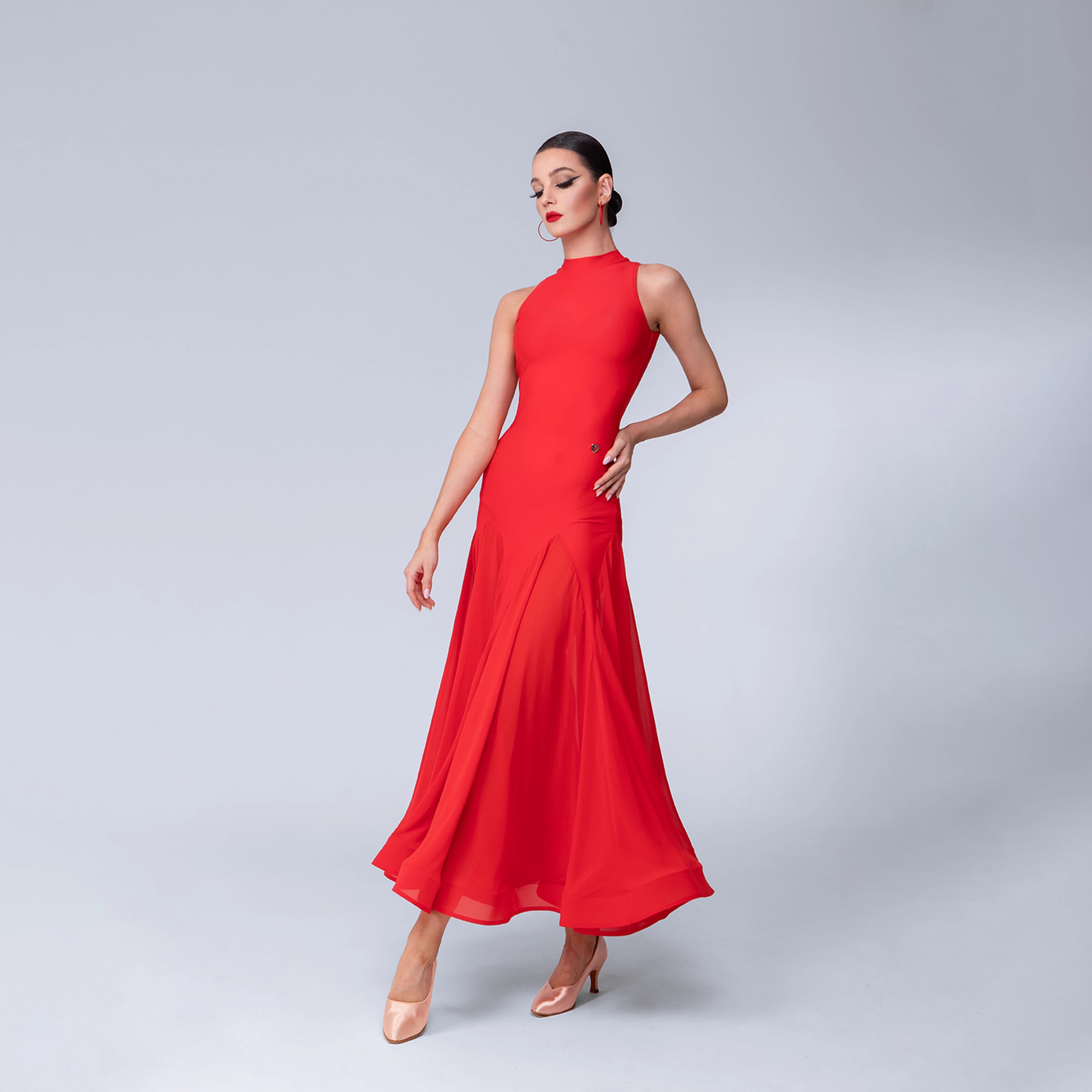TID Customisable Women's Ballroom Waltz Modern Dance Dresses Performance Competition Dancewear