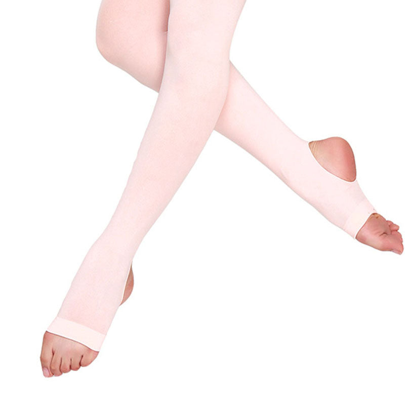 Adult Ultra Soft Self Knit Waistband Stirrup Tights