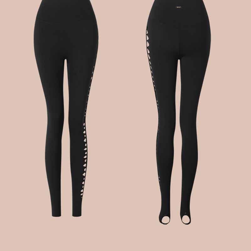 Z Girls High Waist Black Pants Latin Dance Wear Training Performance Pants