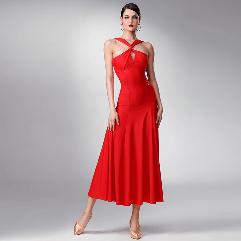 TID Customisable Women's Sleeveless Dance Dresses Performance Competition Dancewear