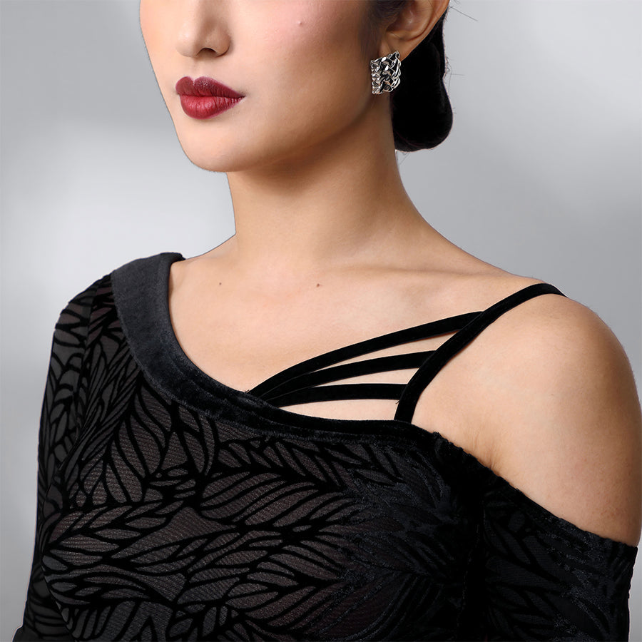 TID Customisable Women's Black Dance Dresses Performance Competition Dancewear