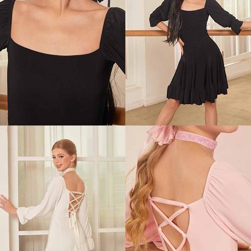 Z Girls Dance Dress DanceWear Training Performance Dress(Without Choker)