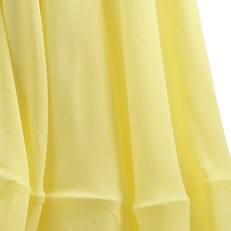YZY Customisable-Women's Yellow Sleeveless DanceWear Dance Dress Performance Wear