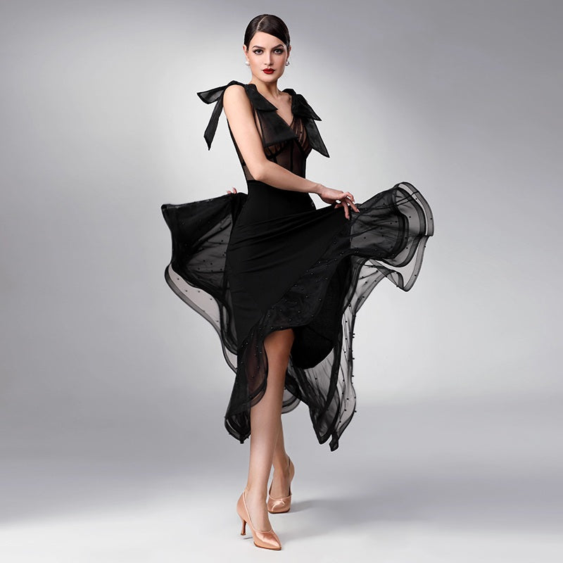 TID Customisable Women's Sleeveless Dance Dresses Performance Competition Dancewear