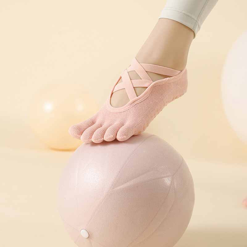 Full-Toe Yoga Pilates Grip Five-ToeSocks