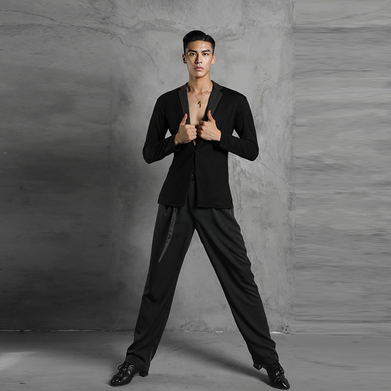 Z Men's Polyester Latin Pants Dance Wear