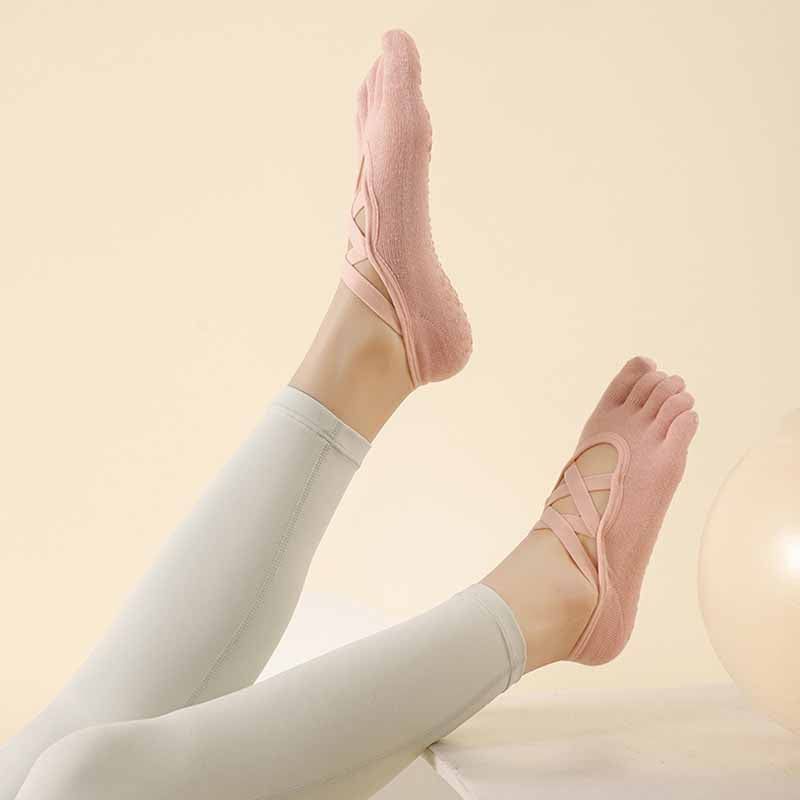 Full-Toe Yoga Pilates Grip Five-ToeSocks