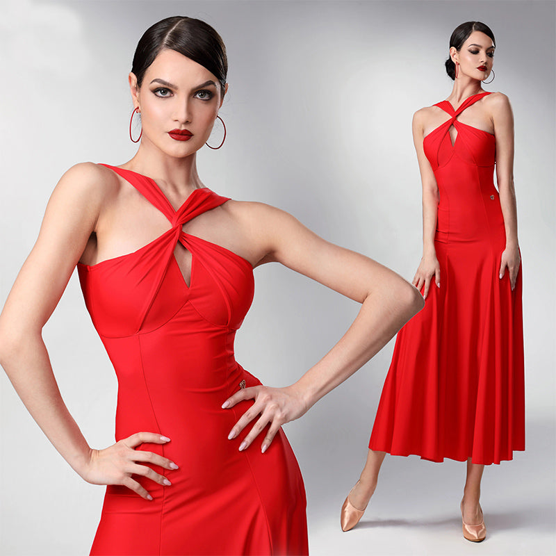 TID Customisable Women's Sleeveless Dance Dresses Performance Competition Dancewear