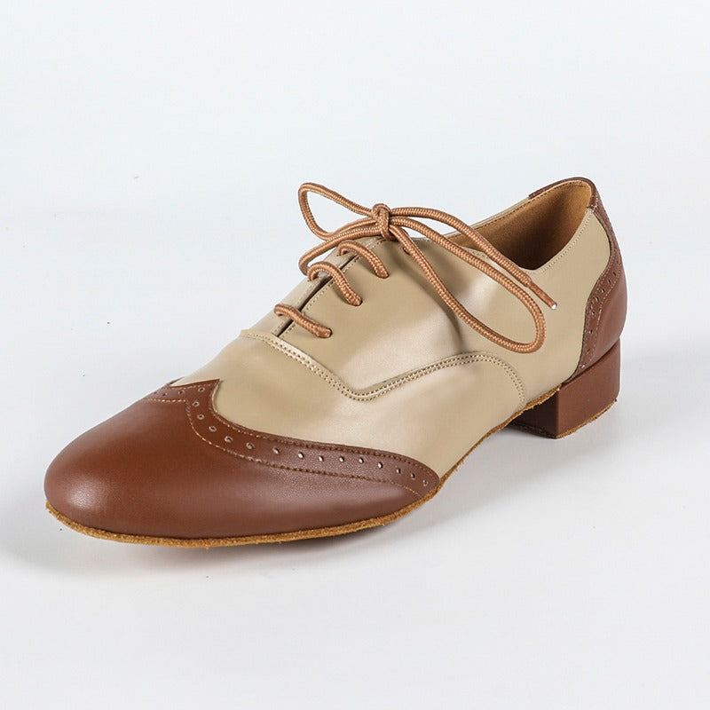 Men's 2cm Leatherette Heels Ballroom Dance Shoes