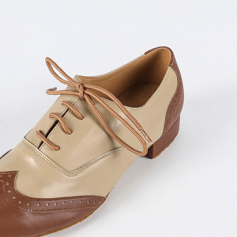 Men's 2cm Leatherette Heels Ballroom Dance Shoes