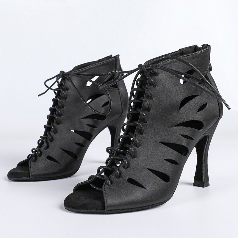 Women's Suede Customized Heel Heels Dance Boots Jazz Salsa Dancing Shoes