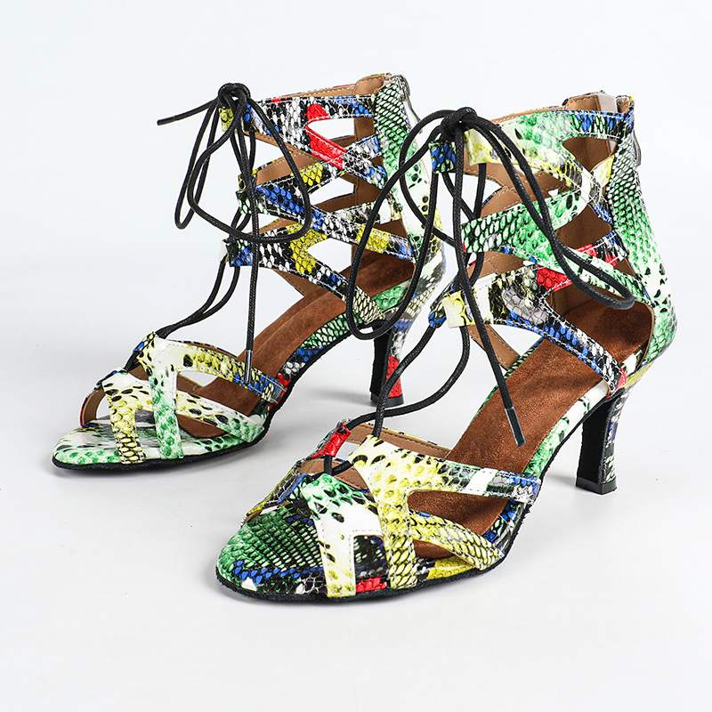 Women's Leatherette Suede Sole Customized Heel Dance Boots Salsa Jazz Dance Shoes