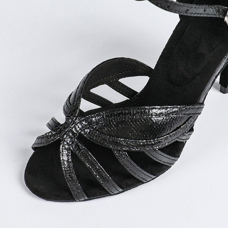 Women's PU Leather Customized Heel  Latin Dance Shoes Ballroom Dance Shoes