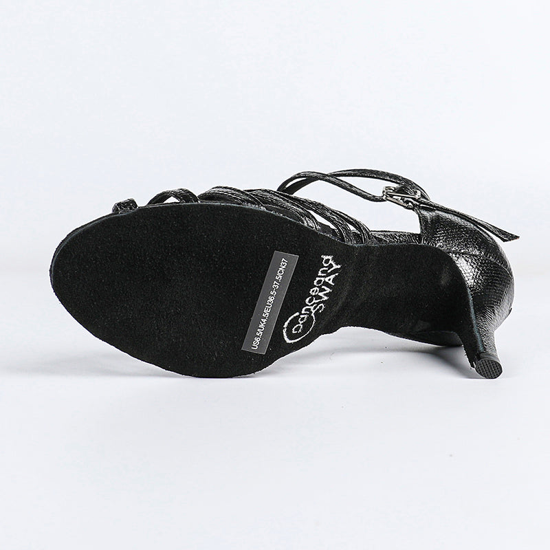 Women's PU Leather Customized Heel  Latin Dance Shoes Ballroom Dance Shoes