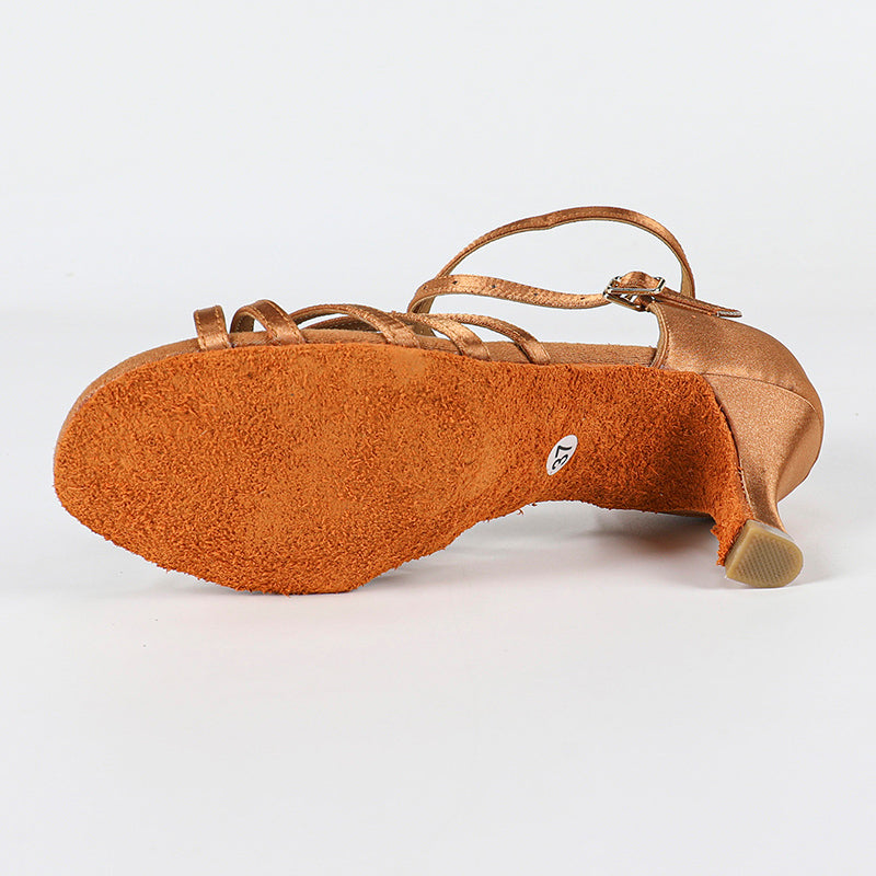 Women's Satin Ballroom Dance Shoes Latin Dance Shoes