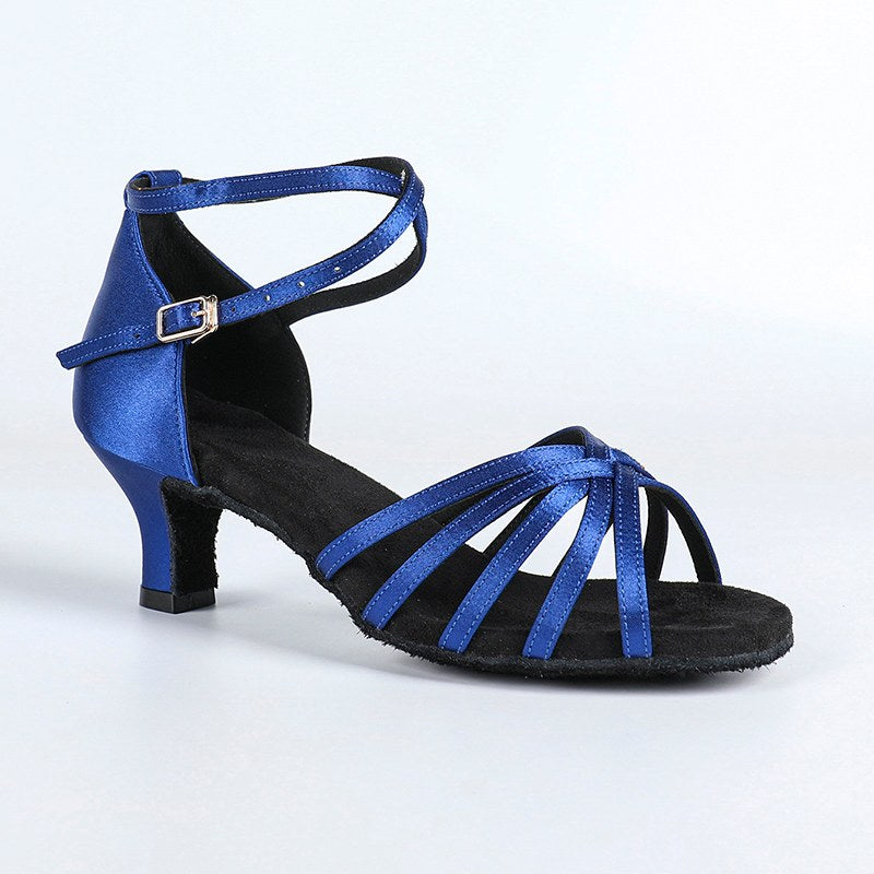 Women's Satin 5.5cm/7.5cm Ballroom Dance Shoes Latin Dance Shoes
