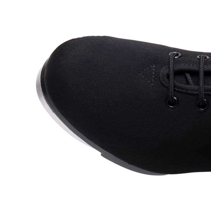 Unisex Canvas 3cm Heel Tap Shoes With Lace-up Dance Shoes