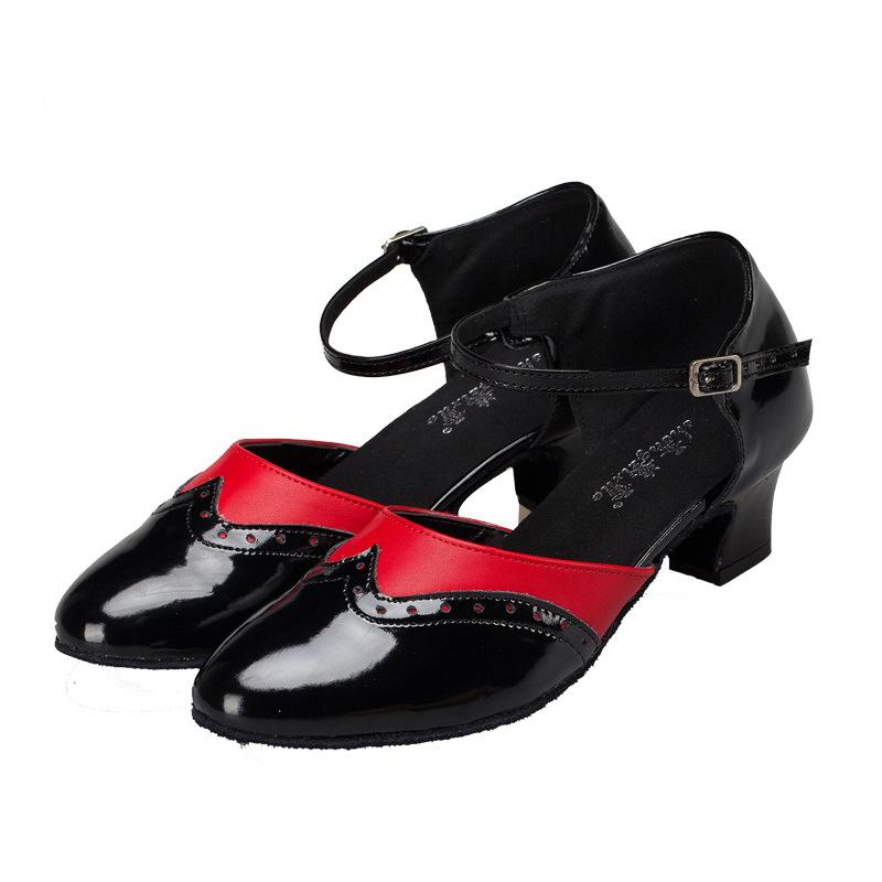 Women's Leatherette 5cm/6cm Heels Ballroom Swing Dance Shoes Character Shoes