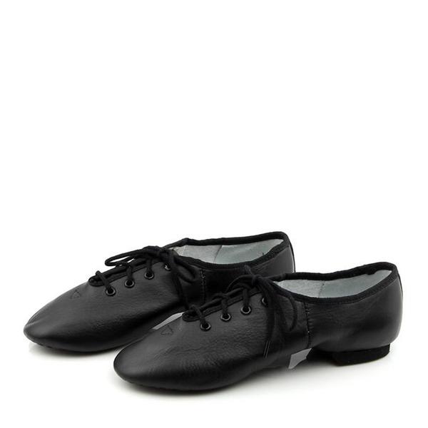 Women's Real Leather Jazz Dance Shoes