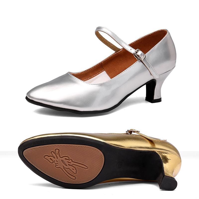 Women's Leatherette 5.5cm Heels Modern With  Buckle  Ballroom Dance Shoes Modern Shoes