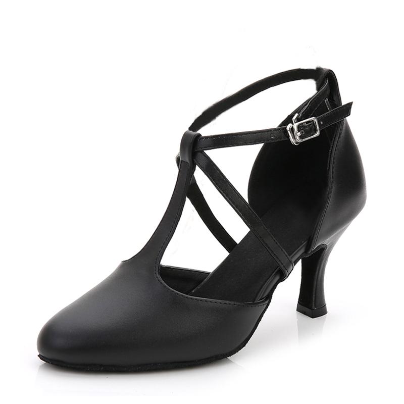 Women's Leatherette Customized Heel Retro Ballroom Dance Shoes Character Shoes