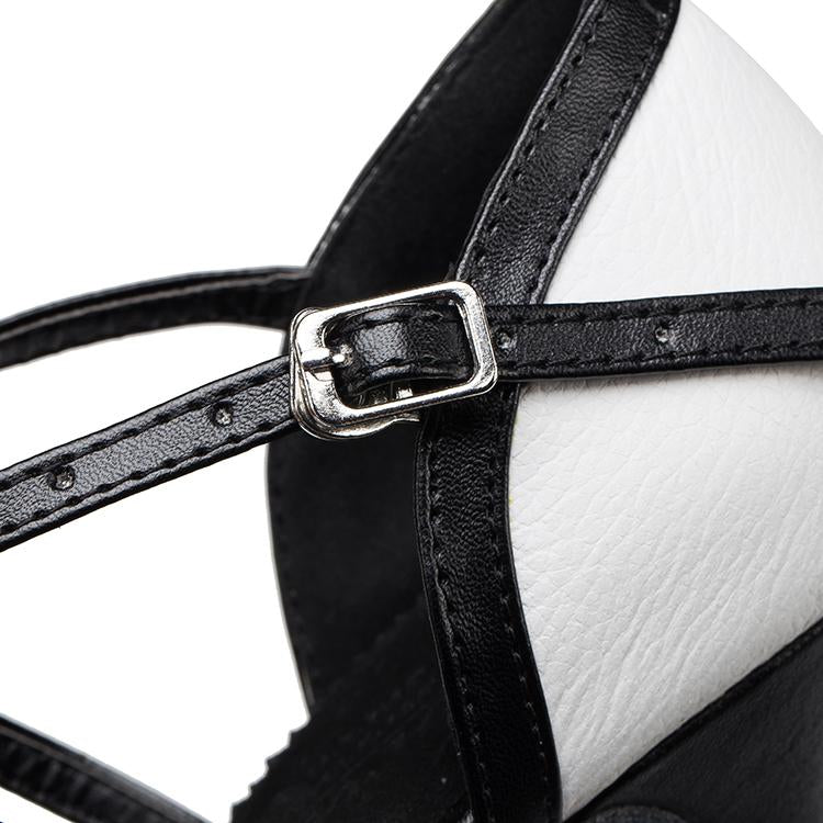 Women's White Real Leather Customized Heel White Ballroom Dance Shoes Wedding Dance Shoes